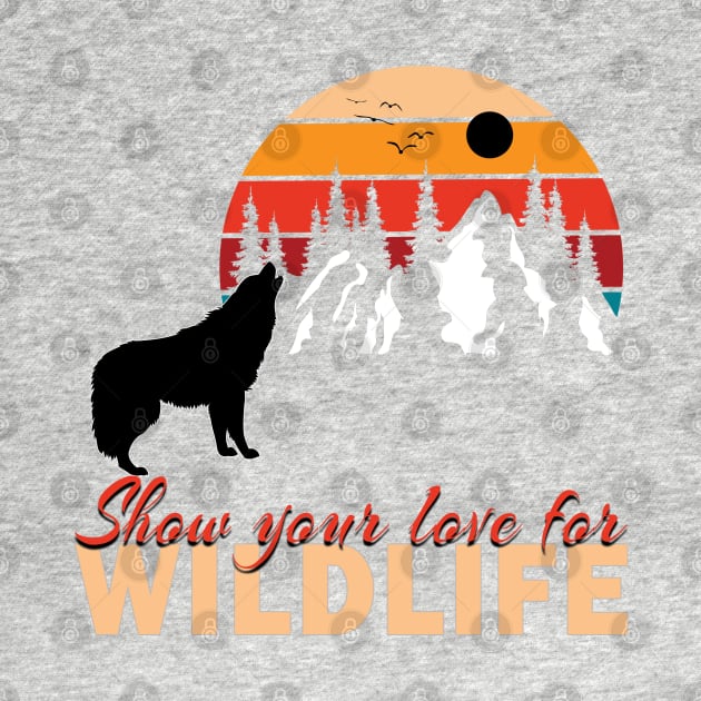 Show your love for wildlife by TeeText